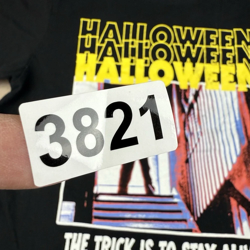 John Carpenter Halloween‎ Michael Myers Men L Black Print Horror Tee